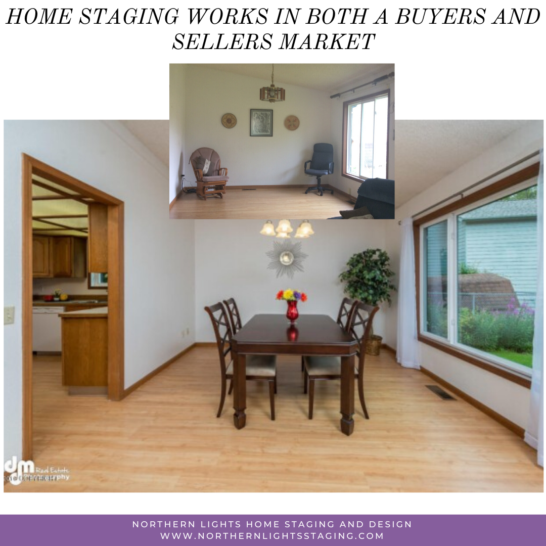 Home Staging helps you get the most on your home sale whether it is a buyers or sellers market.