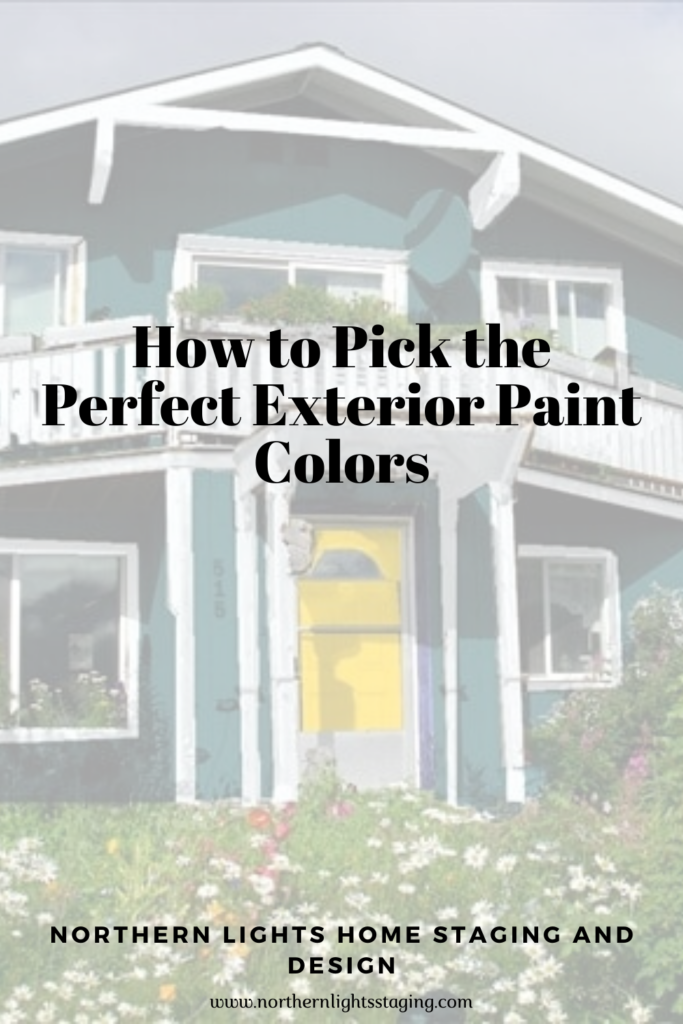 How to Pick the Perfect Exterior Paint Colors. Start with determining what you like and what your limitations are. Then test your choices in different light conditions.