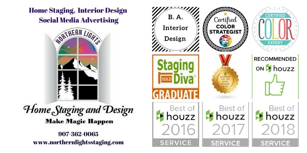 Northern Lights Home Staging and Design awards and credentials