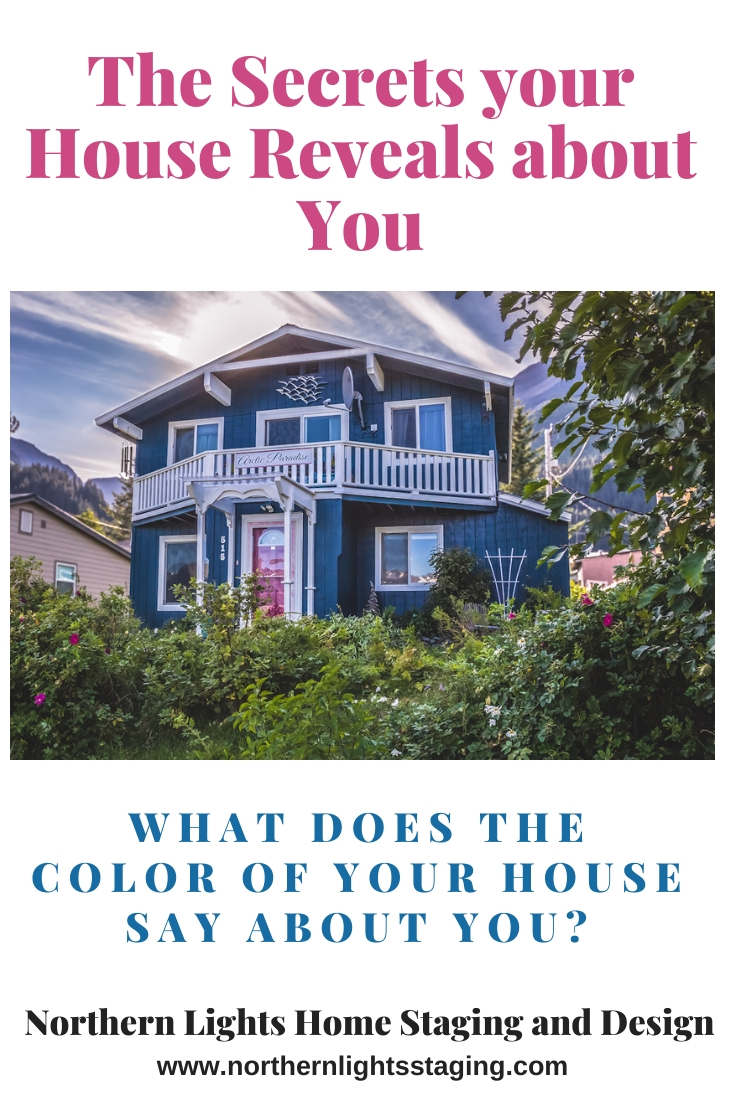 What does the color of your house say about you? Pick paint colors that tell your story. Get help from a certified color strategist that uses both the art and science of color. Northern Lights Home Staging and Design. #colorstrategist #certifiedcolorstrategist #colorfulhome #exteriorpaint #pickingpaintcolors #moscowmidnight #sherwinwilliams #forwardfucsia #bedandbreakfastdesign