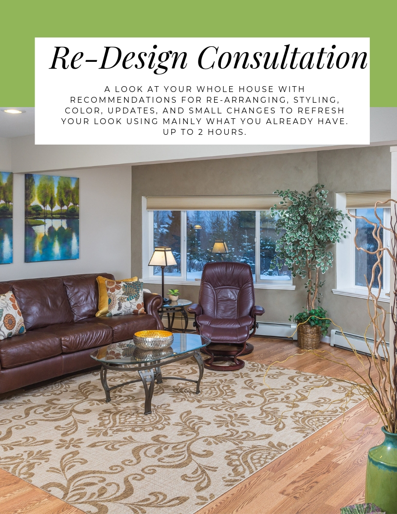 Interior Redesign Services by Northern Lights Home Staging and Design #interiordesign #redesign