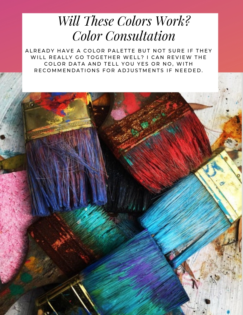 Will these colors work? Color Consultation uses color data to tell you if the specific color palette you have selected will work harmoniously together and gives recommendations for adjustments if needed. #certifiedcolorstrategist #colorconsultation #pickingpaintcolors #paintcolors #interiorpaint #exteriorpaint #colorfulhome
