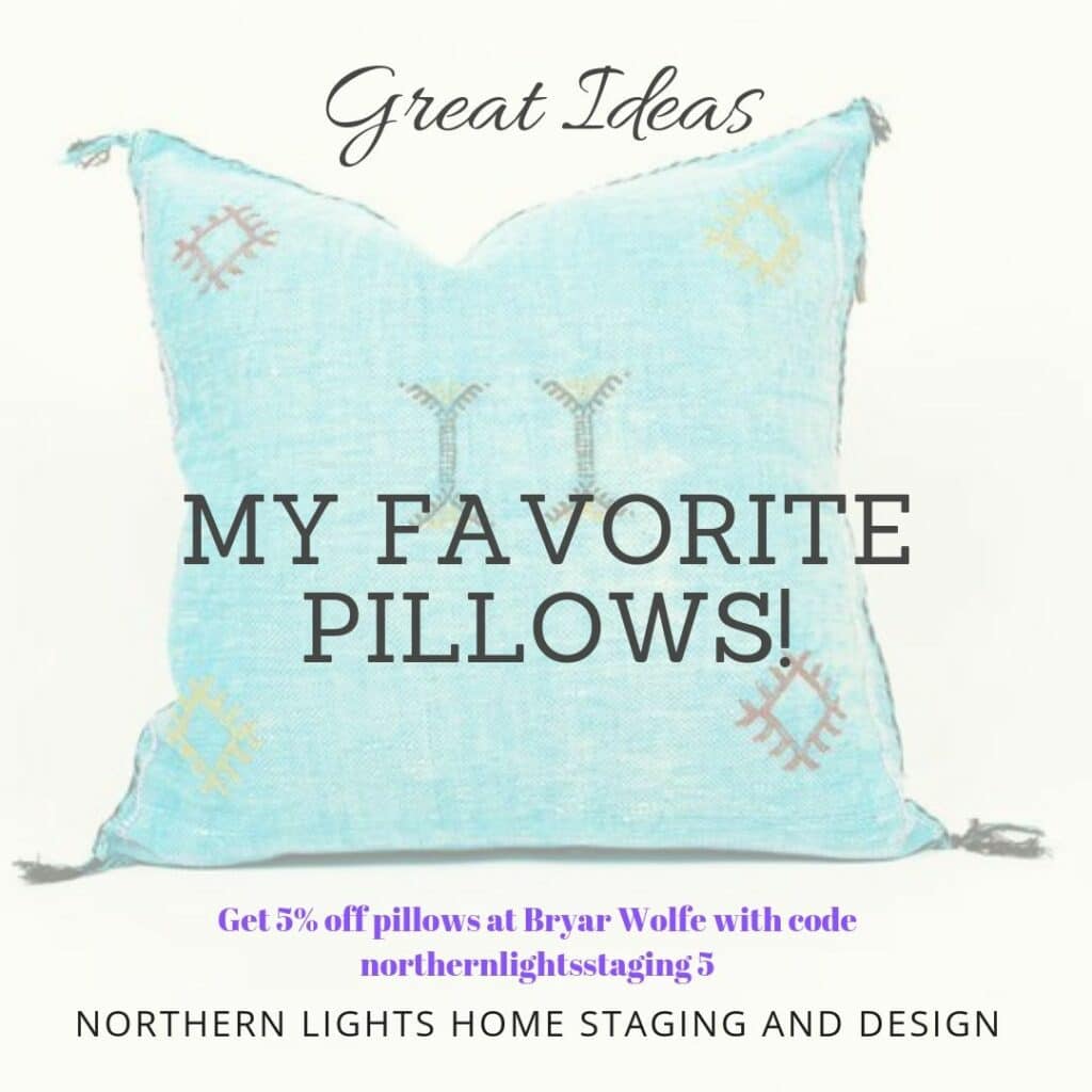 My favorite global pillows- Bryar Wolfe. Get 5% off with code northernlightsstaging5