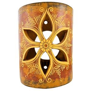 Clay Wall Sconce- Photo from La Fuente #affiliate