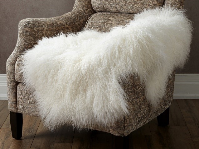 Ivory Tibetan Wool Throw. Photo from Arhaus #affiliate