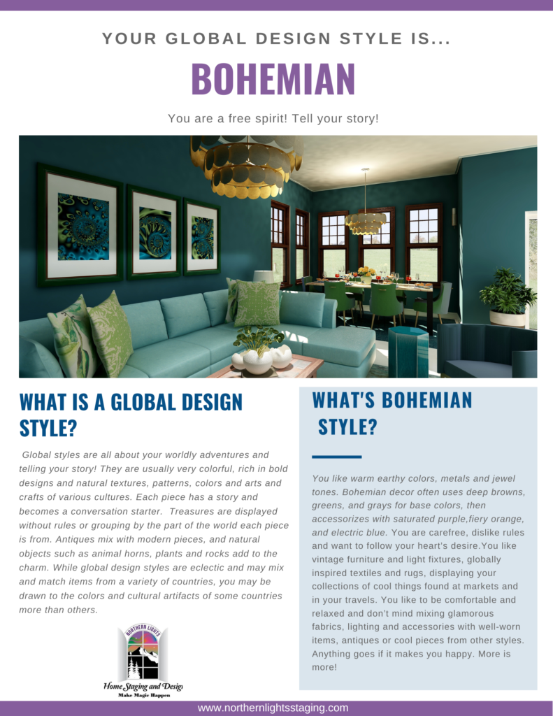 Global Styler Interior Design- Bohemian