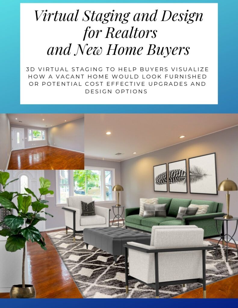Virtual Home Staging for Realtors and New Home Buyers by Northern Lights Home Staging and Design