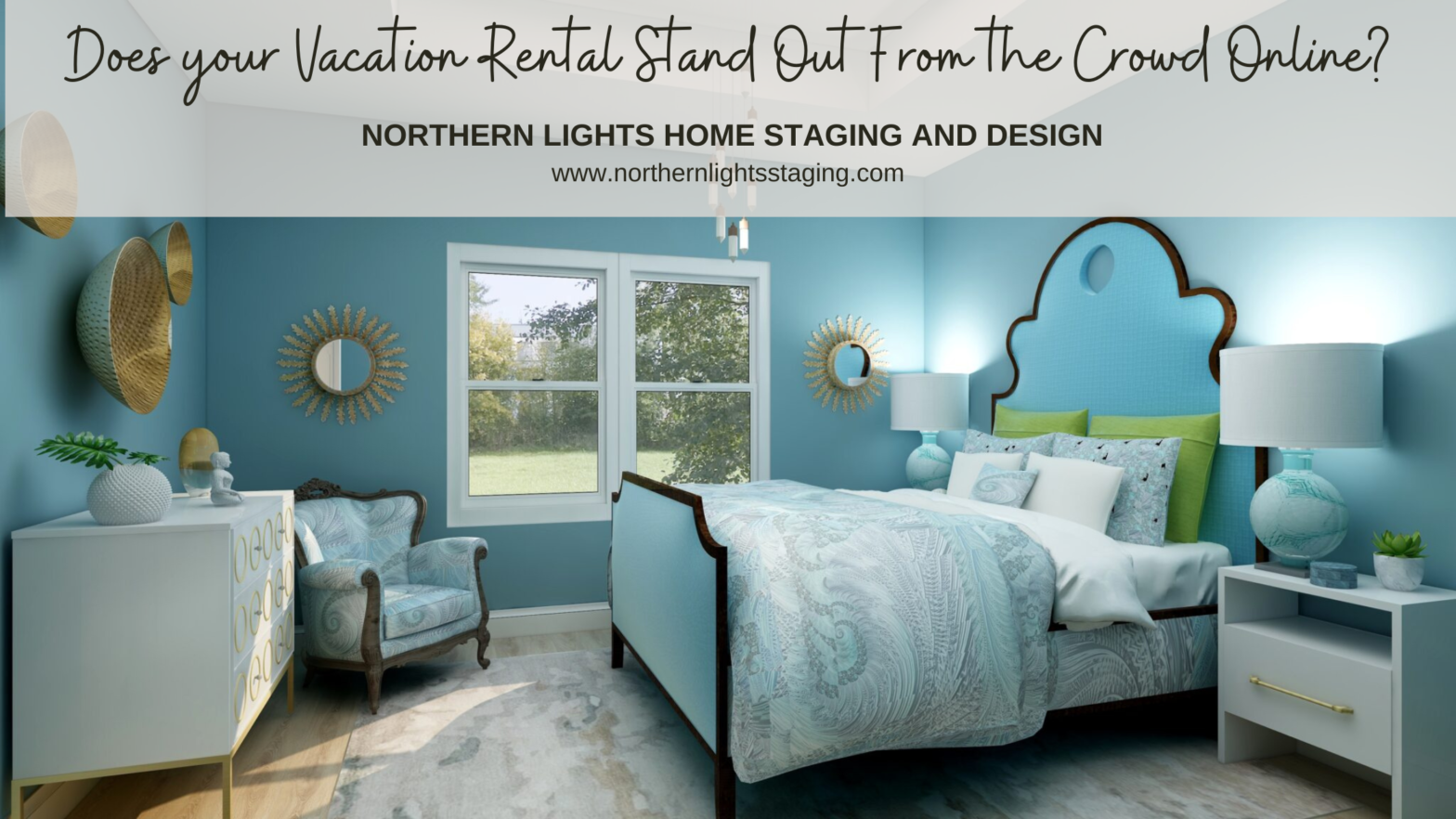 Does your Vacation Rental stand our from the crowd? Five tips to help your vacation rental stand out online and increase your income and bookings while attracting your ideal customers with home staging. #homestaging #vacationrental #bedandbreakfastdesign #bedandbreakfastincom #B&B #marketing #branding #bedandbreakfastdecor