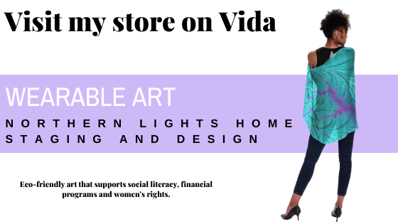 Wearable Art and Home Decor- Fractal Art by Northern Lights Home Staging and Design on VIDA.