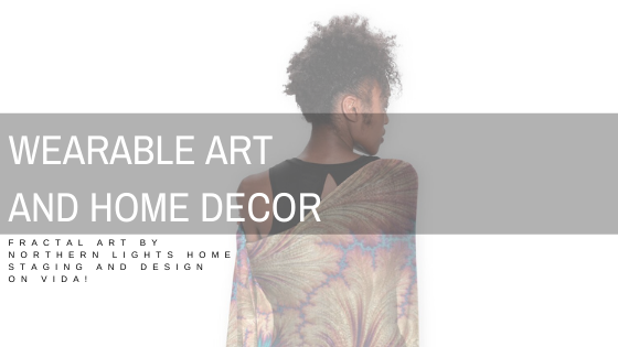 Wearable Art and Home Decor- Fractal Art by Northern Lights Home Staging and Design on VIDA.