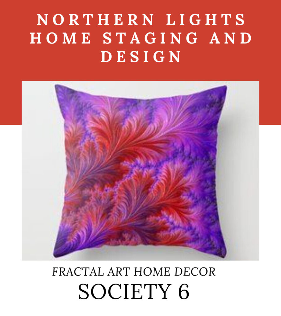 Fractal Art Home Decor by Northern Lights Home Staging and Design on Society 6