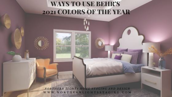 Ways to use Behr's 2021 Colors of the Year