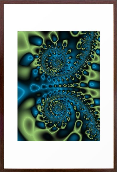 Bioluminescence 2 Fractal Art by Northern Lights Home Staging and Design