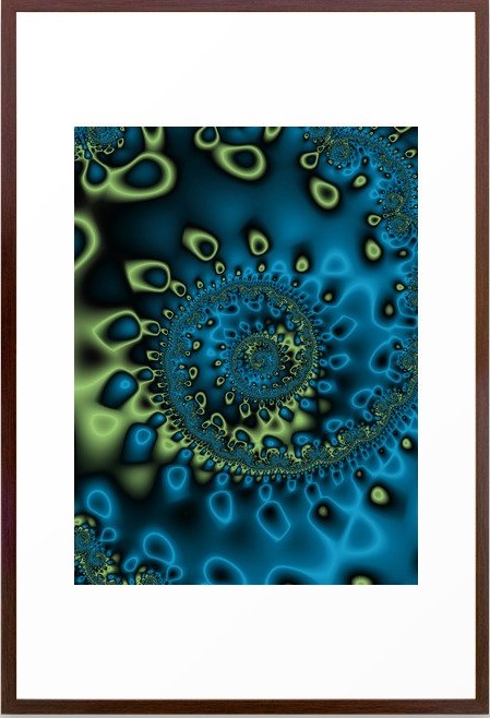 Bioluminescence Fractal Art by Northern Lights Home Staging and Design