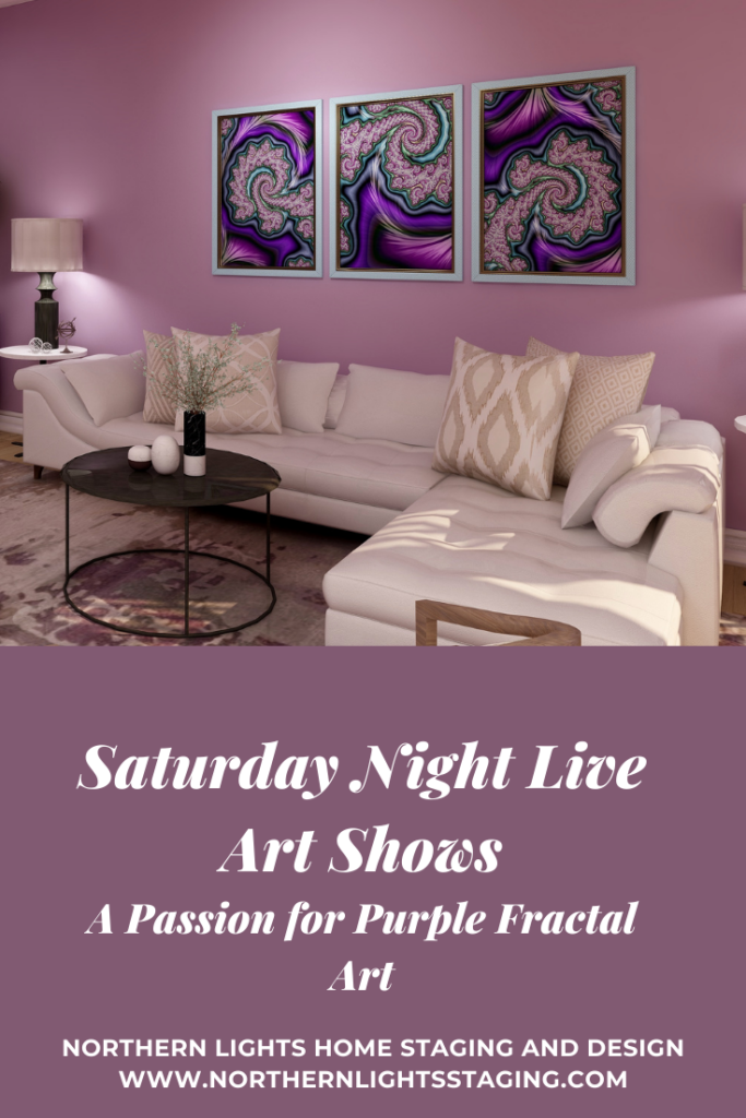 Saturday Night Live Art Shows and A Passion for Purple