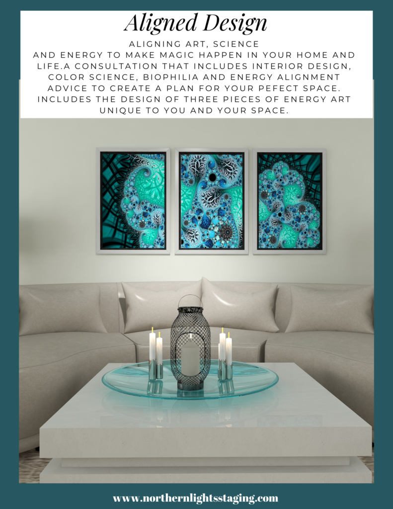 Aligned Design aligns art, science and energy to make magic happen in your home.