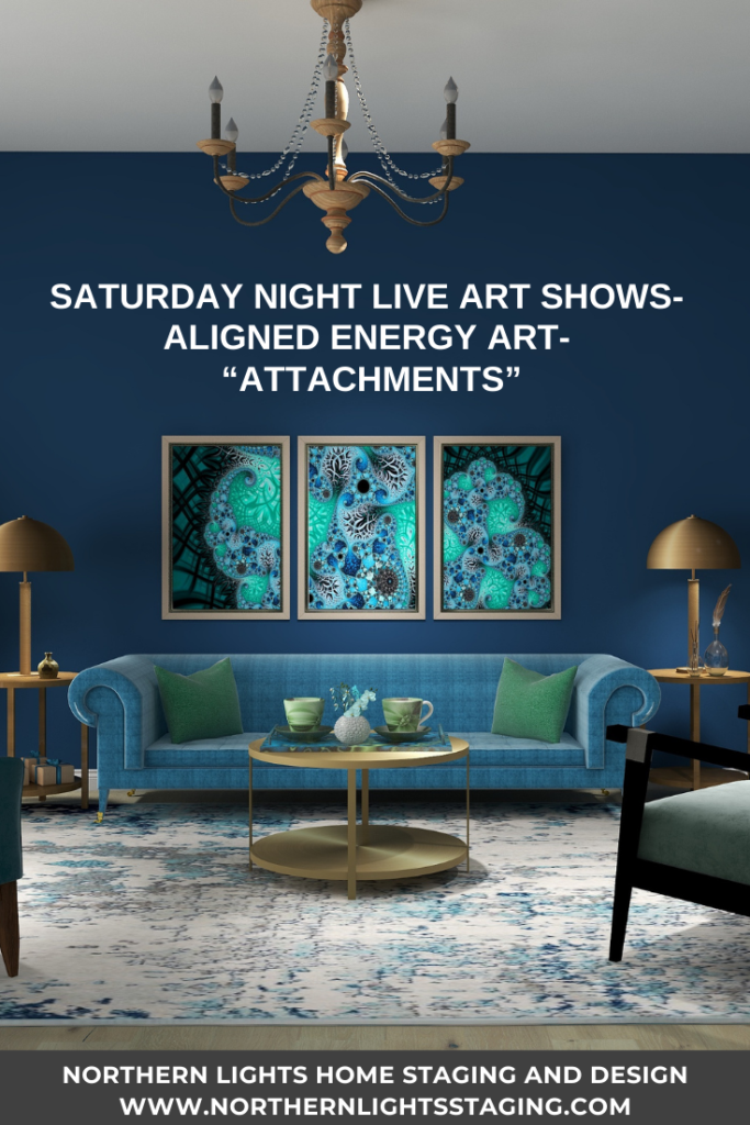 Saturday Night Live Art Shows- "Attachments" Fractal Art by Mary Ann Benoit of Northern Lights Home Staging and Design