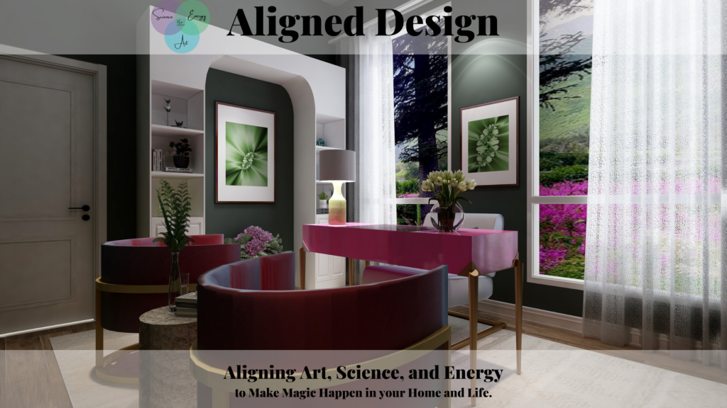 Aligned Design, aligning art, science and energy. Northern Lights Home Staging and Design.