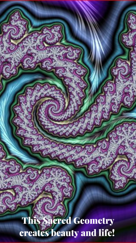 A Passion for Purple Fractal Art by Northern Lights Home Staging and Design