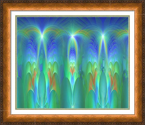 "Circle of Light and Laughter"" fractal art by Mary Ann Benoit
