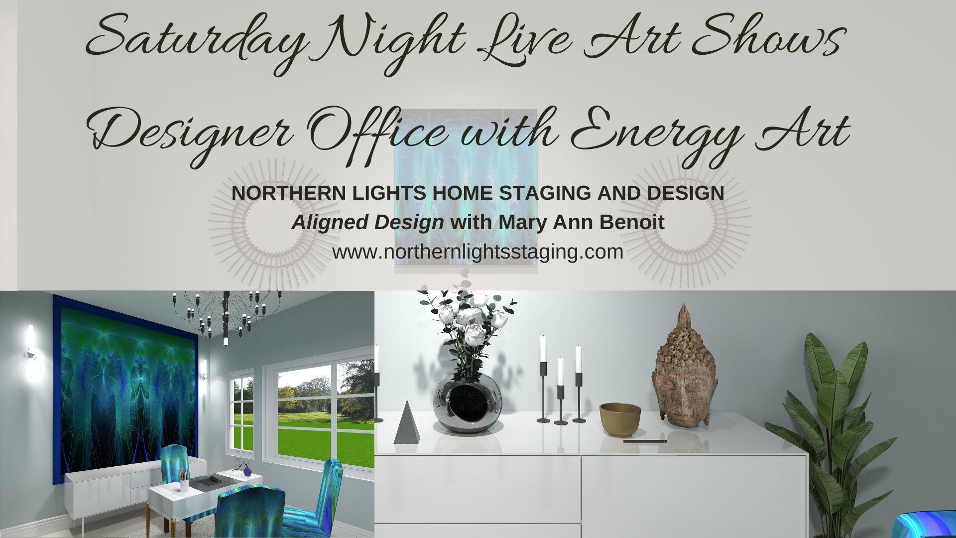 Saturday Night Live Art Shows- Designer Office with Energy Art