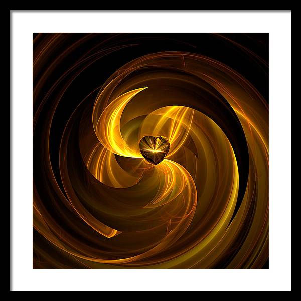 Solar Plexus Chakra #3 energy art by Mary Ann Benoit