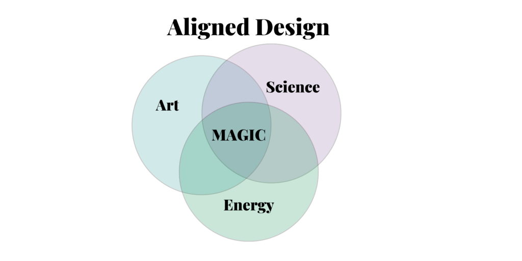 Aligned Design aligns art, science and energy together to create magic in your home and life.