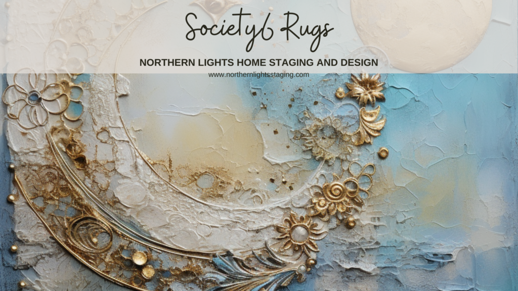 Society6 Energy Art Rugs by Northern Lights Home Staging and Design