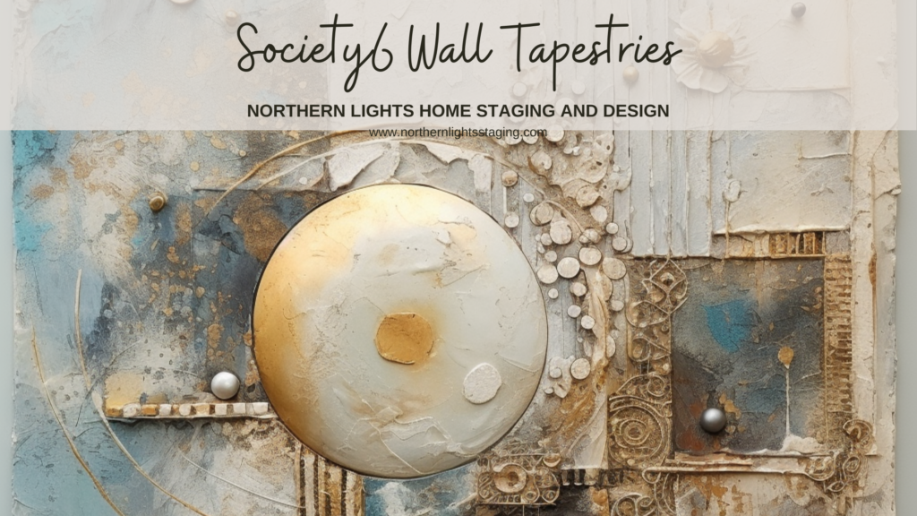 Society6 Energy Art Wall Tapestries by Northern Lights Home Staging and Design