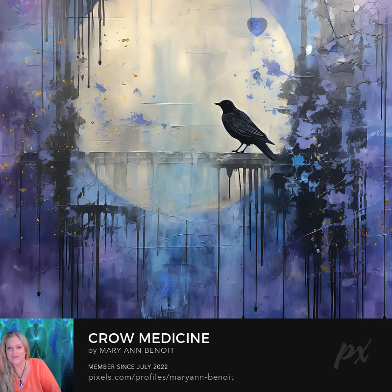 Saturday Night Live Art Shows- "Crow Medicine"- Living in Integrity