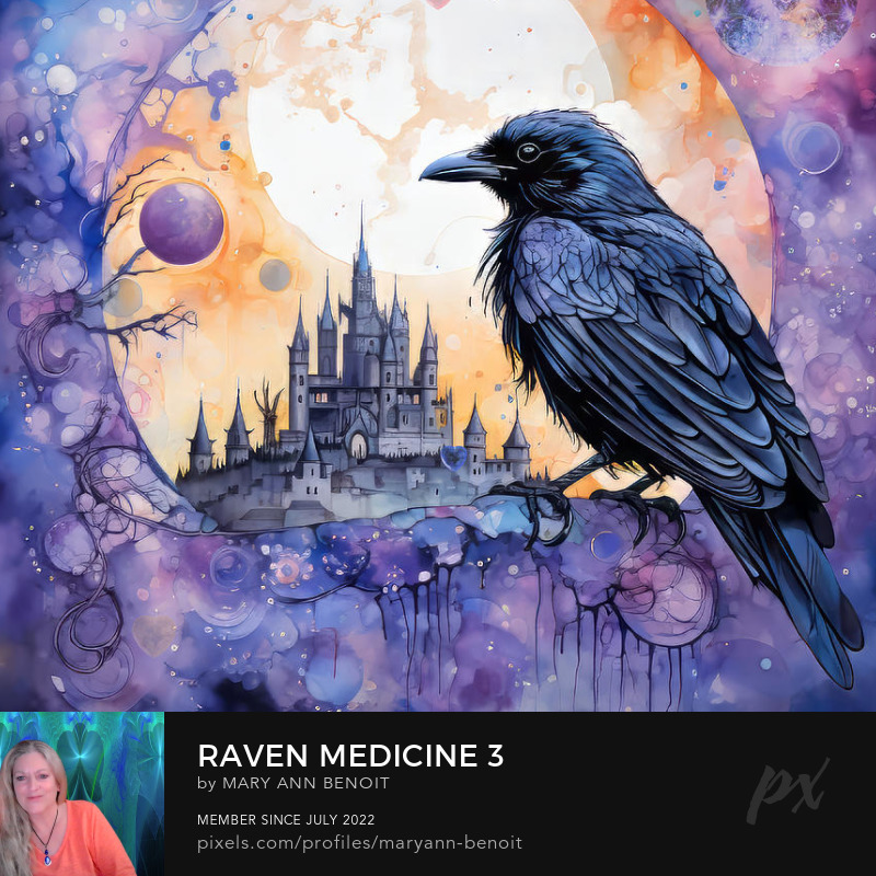 Saturday Night Live Art Shows- "Raven Medicine"- Make Space for Magic