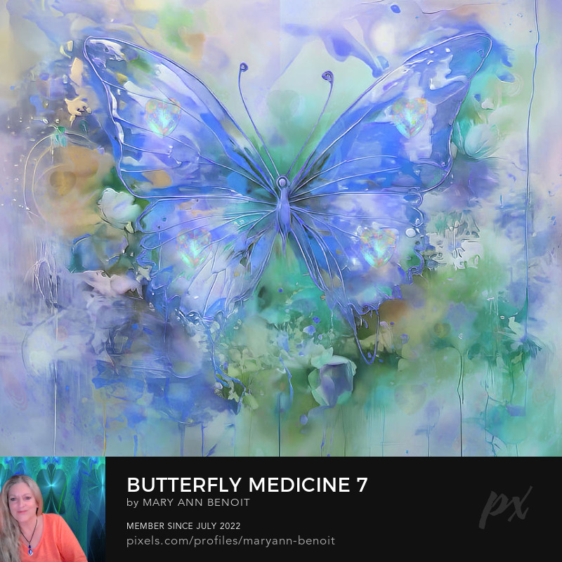 Butterfly Energy Art by Mary Ann Benoit