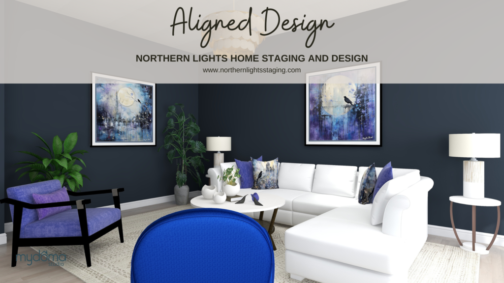 Aligned Design is an Interior Design system that aligns art, science and energy art by Northern Lights Home Staging and Design.