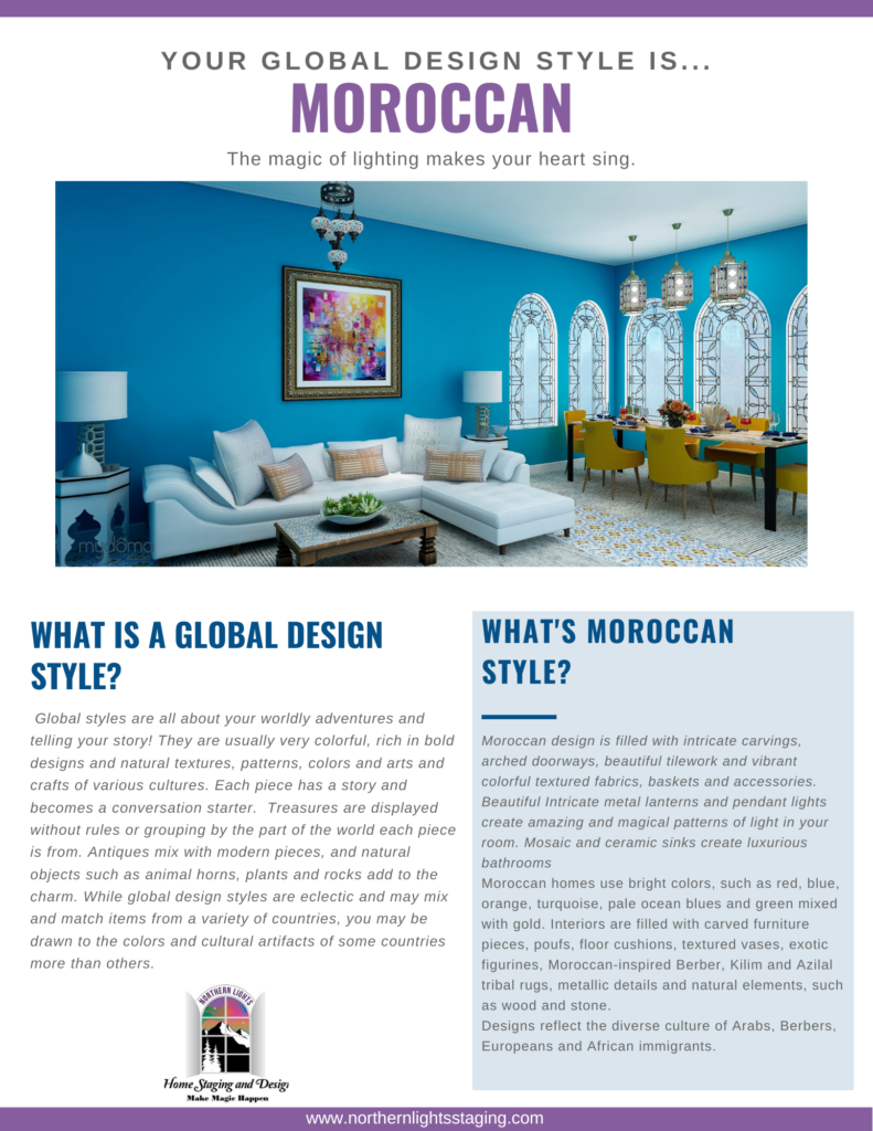 Global Styler Interior Design- Moroccan