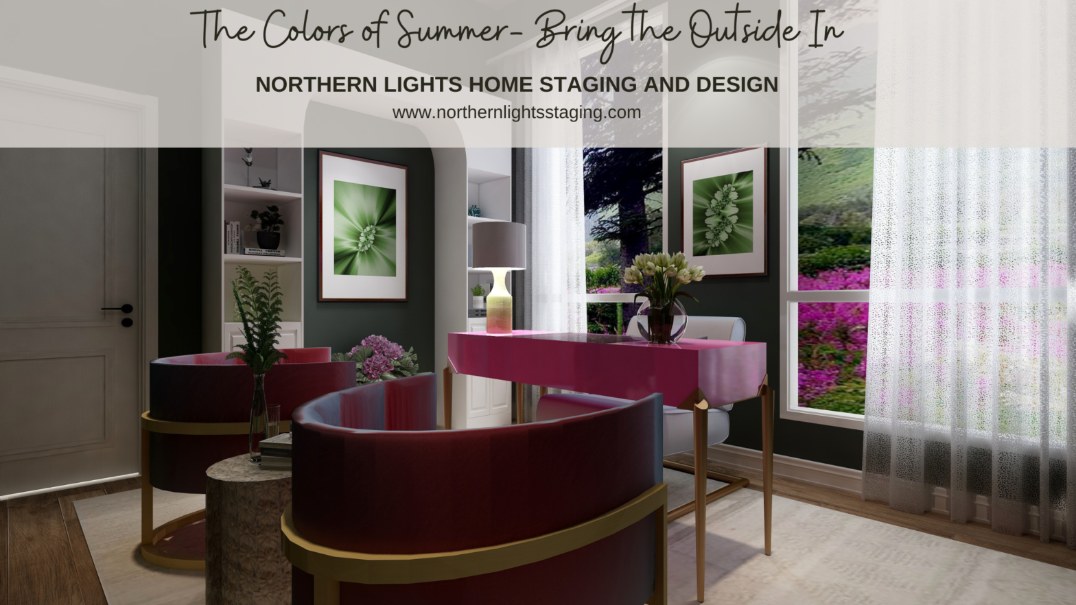 The Colors Of Summer- Bring the Outside In