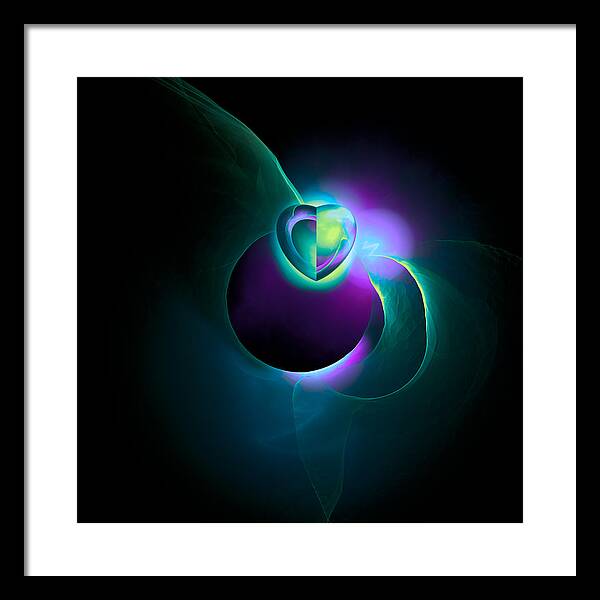 Fractal art- "Eclipse #6" by Mary Ann Benoit.