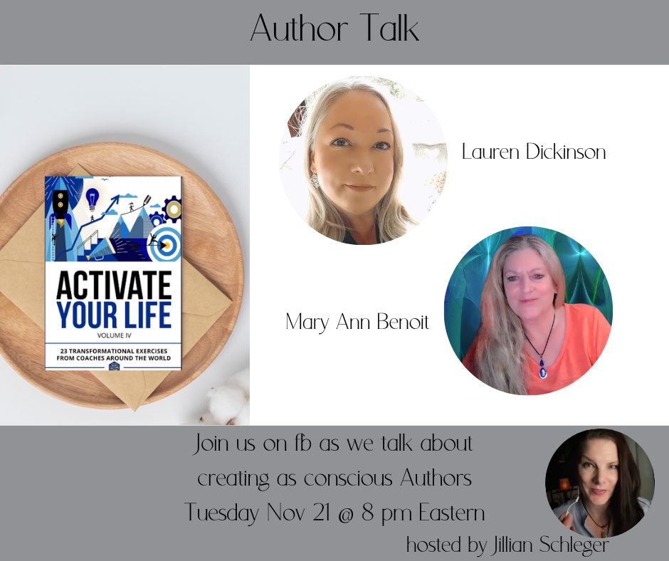 Author Talk- Activate Your Life Volume 4.