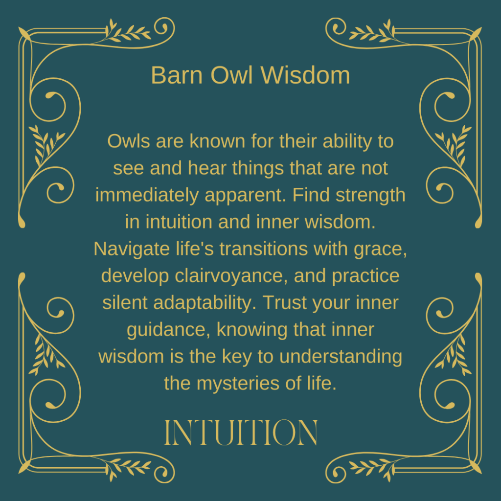 "Intuition" animal medicine digital card.