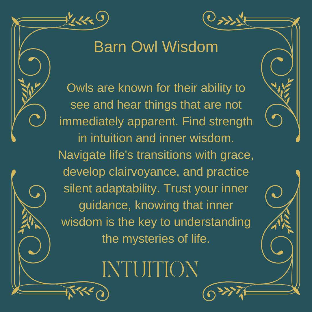 "Intuition" animal medicine digital card.