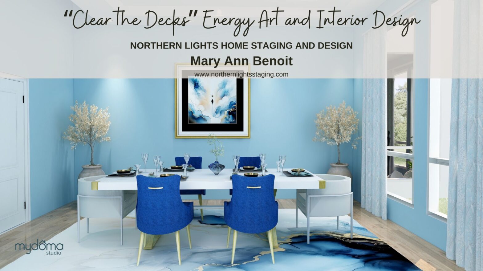 "Clear the Decks" Energy Art and Interior Design.