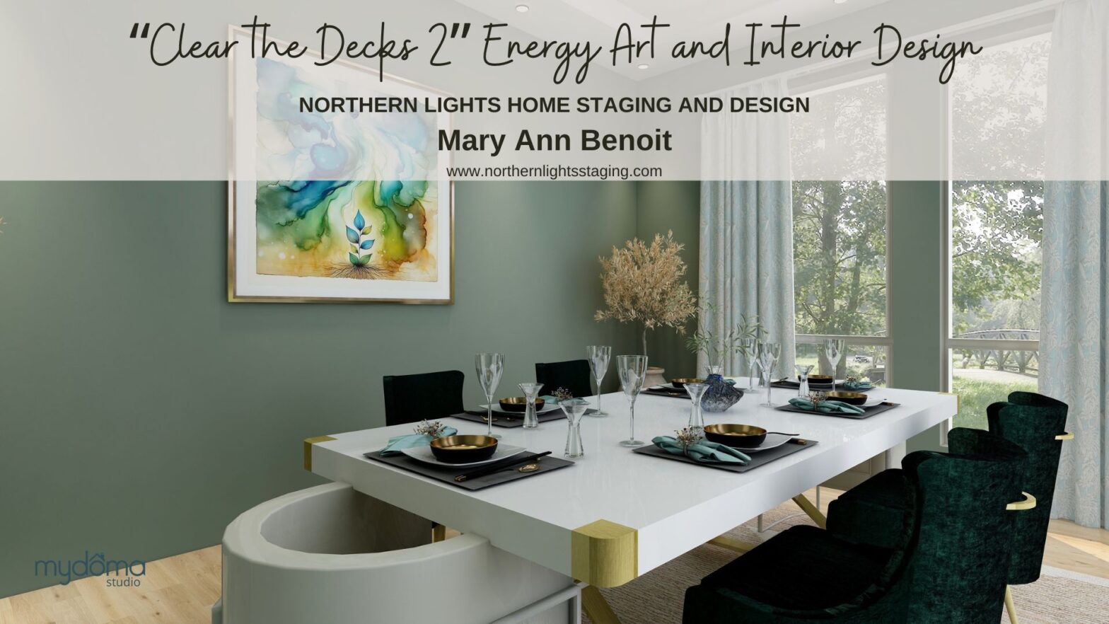 "Clear the Decks #2" Energy Art and Interior Design.