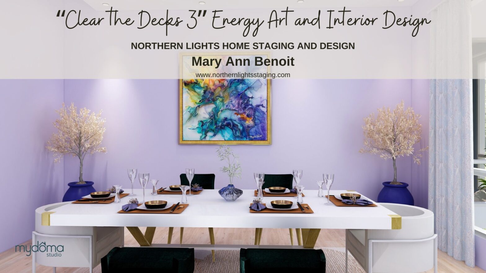 "Clear the Decks #3" Energy Art and Interior Design.
