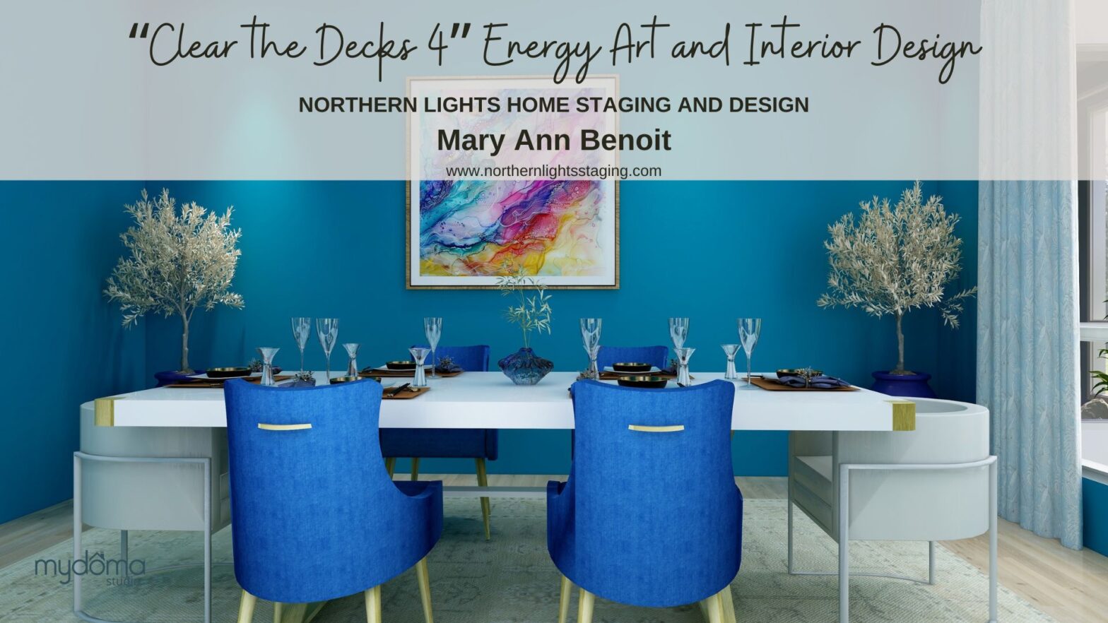 "Clear the Decks #4" Energy Art and Interior Design.