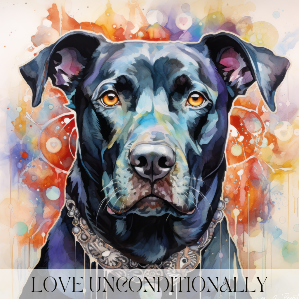 Love Unconditionally- Energy art by Mary Ann Benoit