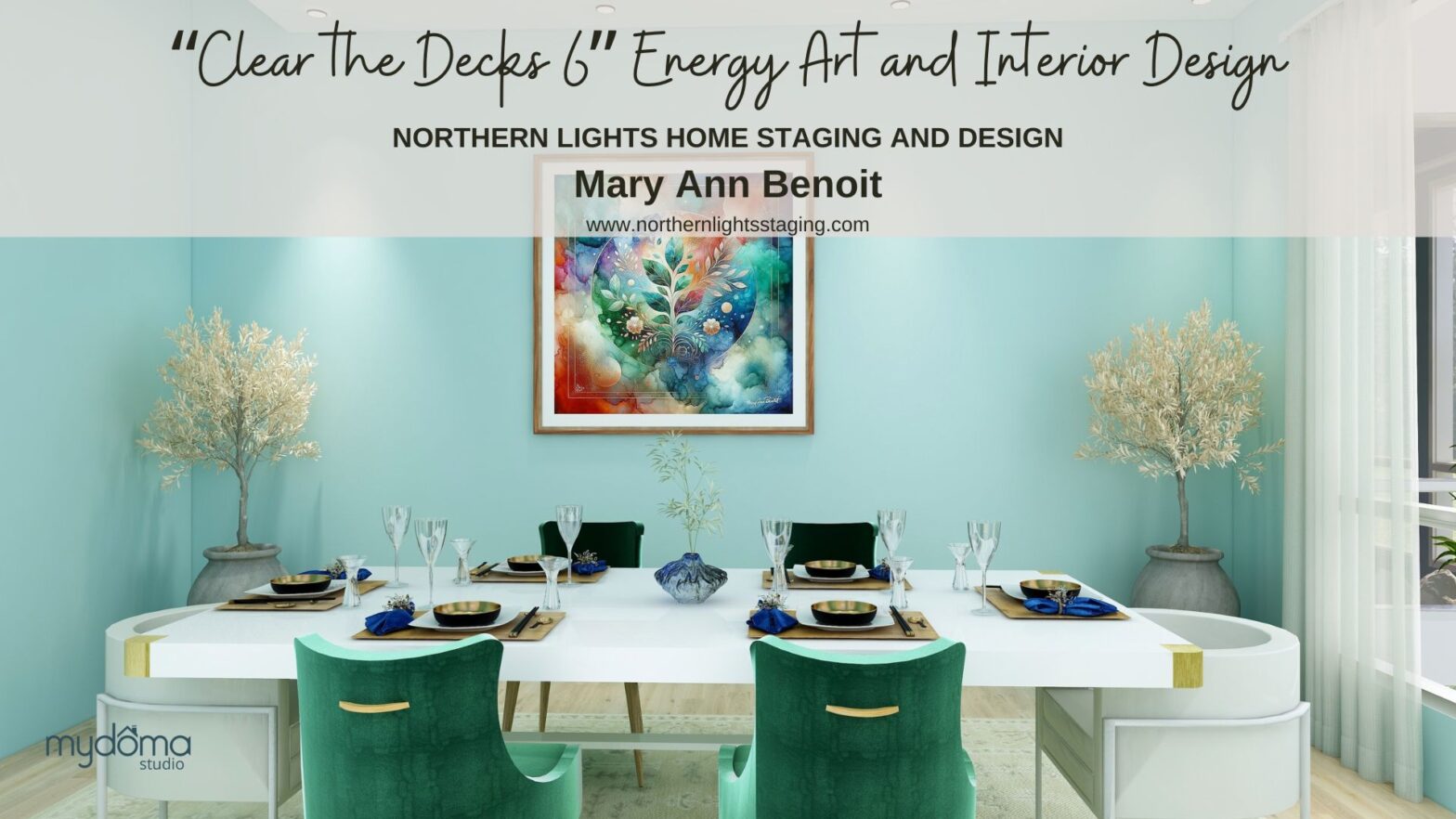 "Clear the Decks #6" Energy Art and Interior Design.