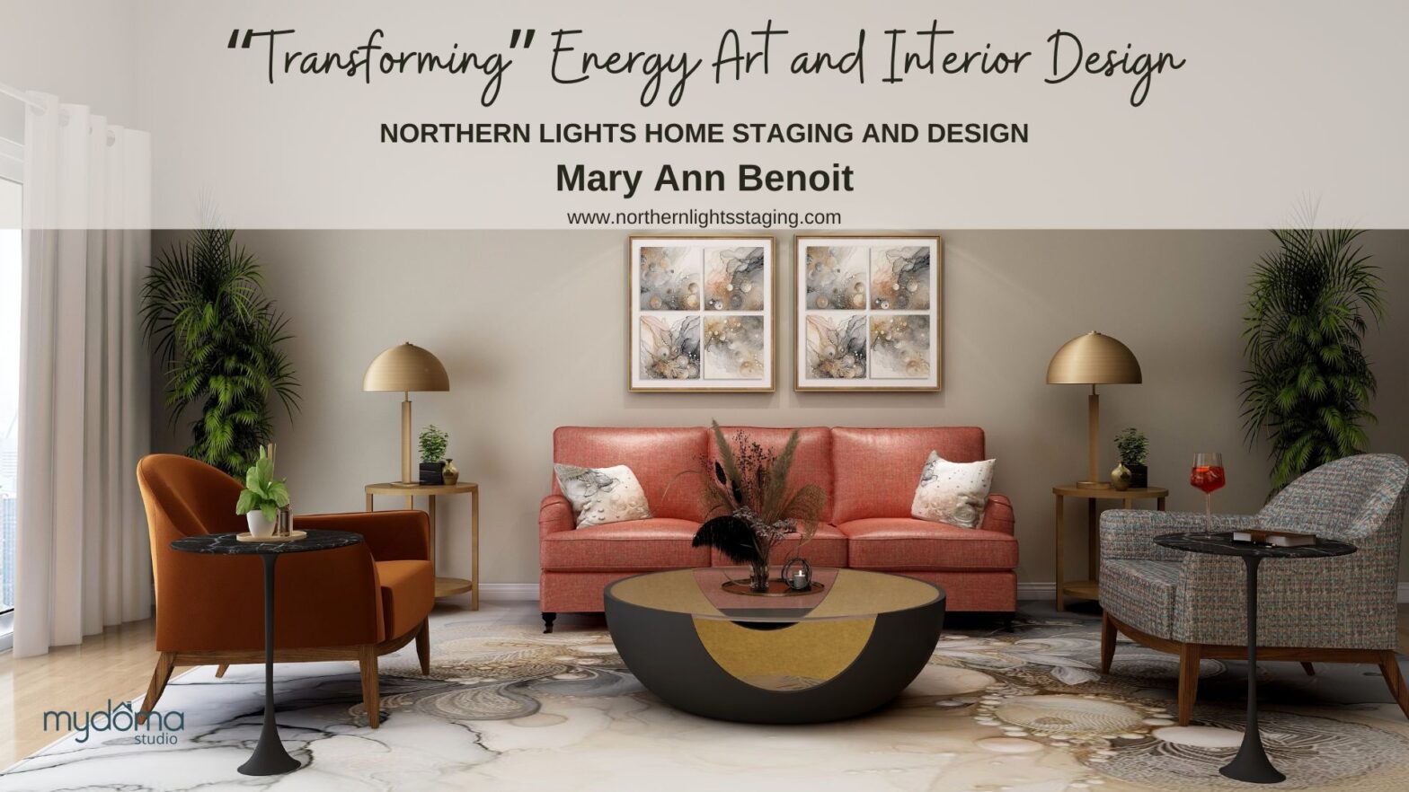 "Transforming #2" Energy Art and Interior Design by Mary Ann Benoit of Northern Lights Home Staging and Design on Saturday Night Live Art Shows