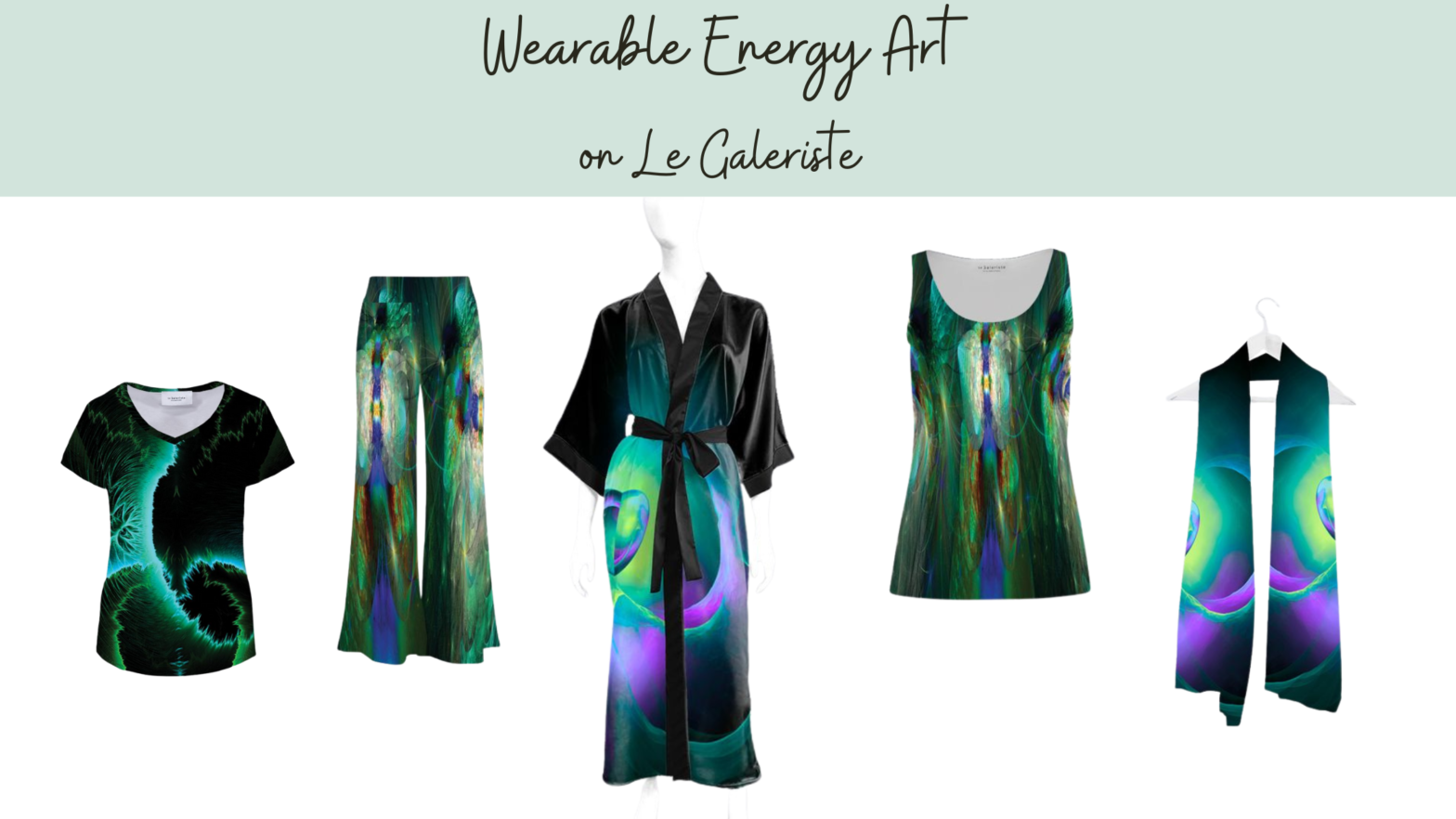 Wearable Art to Attract What You Want by Mary Ann Benoit. Energy art on Le Galeriste.