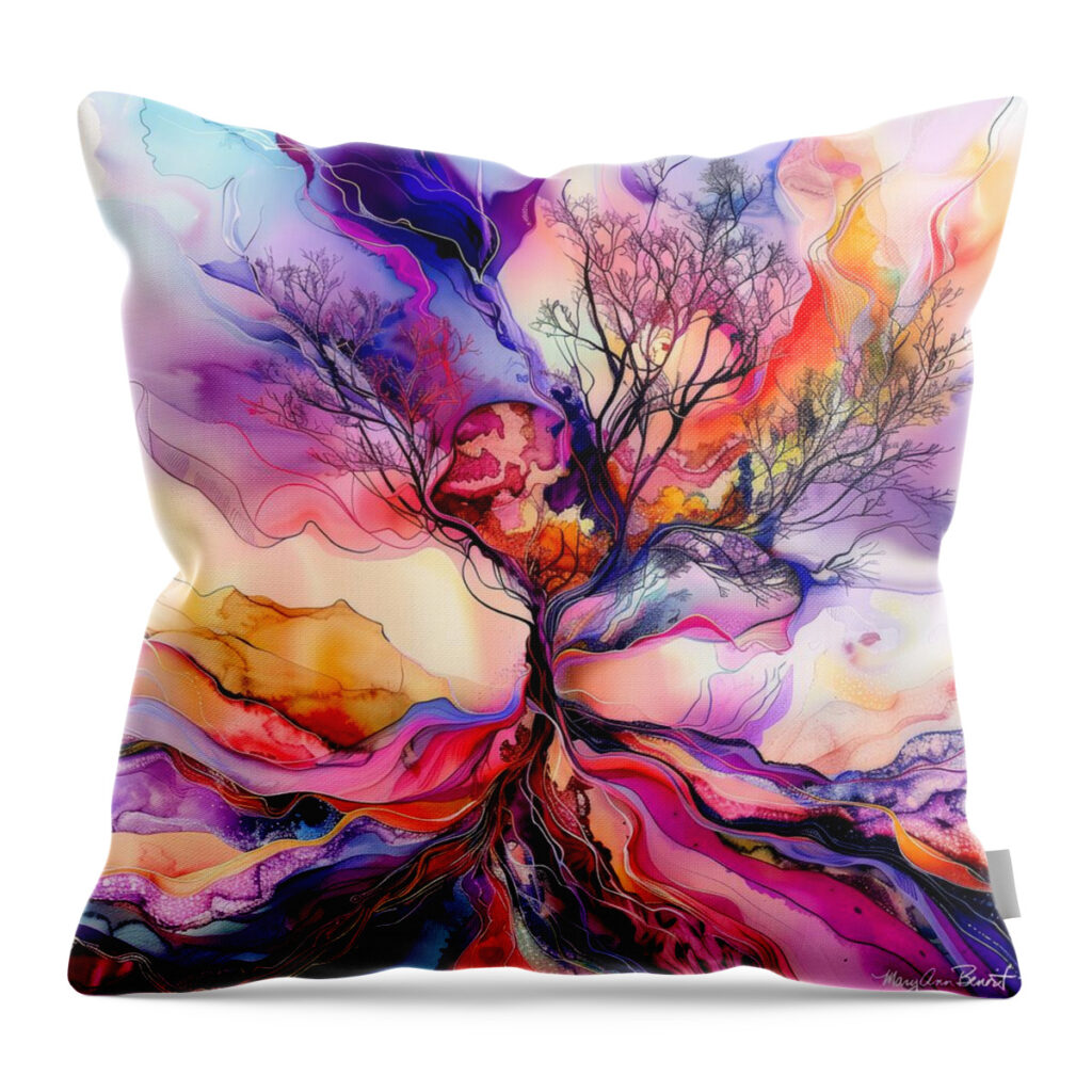 Awakening #6 Throw Pillow