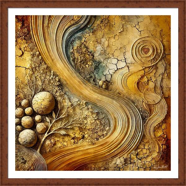 Embrace the Earth energy art by Mary Ann Benoit.