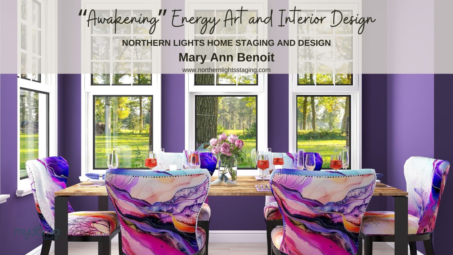 "Awakening" Energy Art and Interior Design